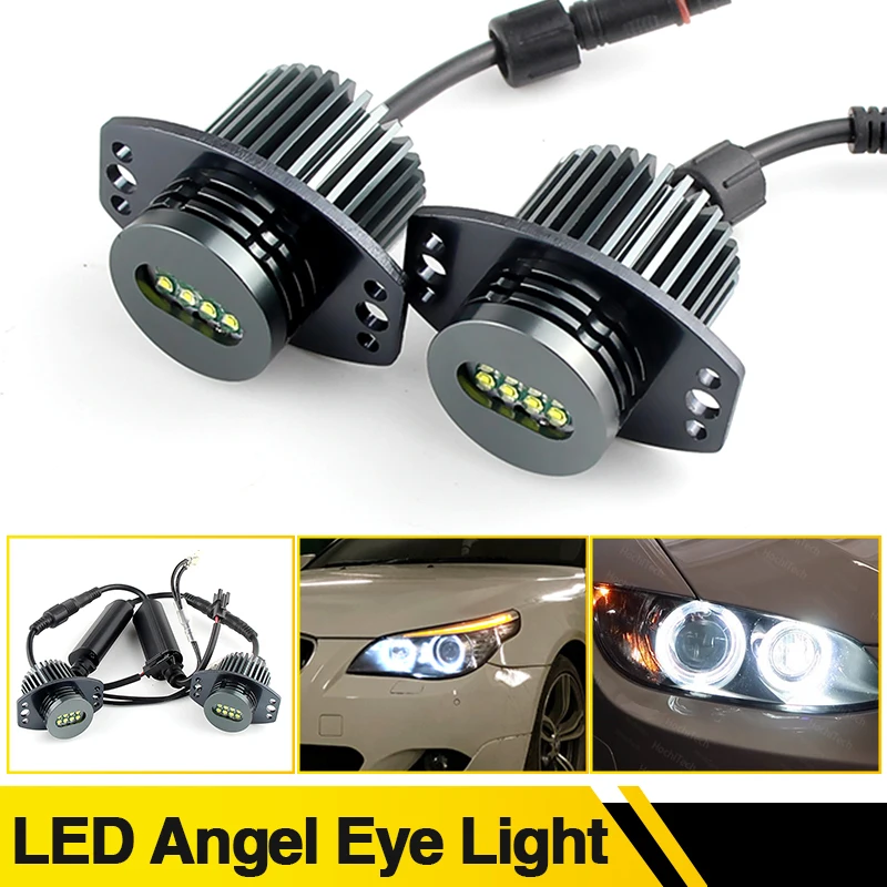 

2PCS For BMW 3 Series E90 325i 325xi 328i 328xi 328i 330i 330xi 335i 335xi 335i Sedan xDrive 2006-2008 LED Angel Eyes DRL Light