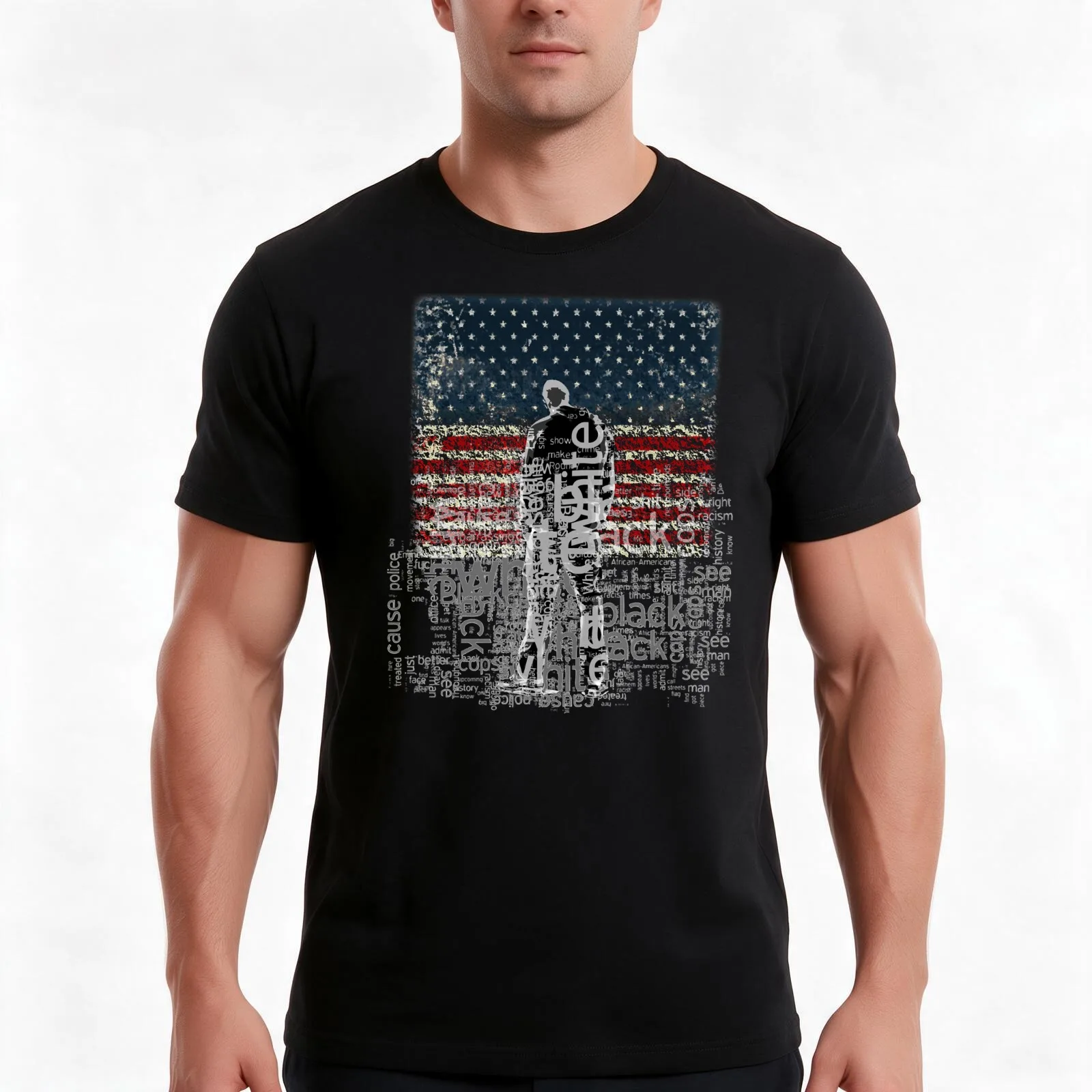 Untouchable, T-Shirt, Summer Casual Cotton Tee, Oversized Streetwear Tops, Vintage Graphic Print, Loose Fit Short Sleeve