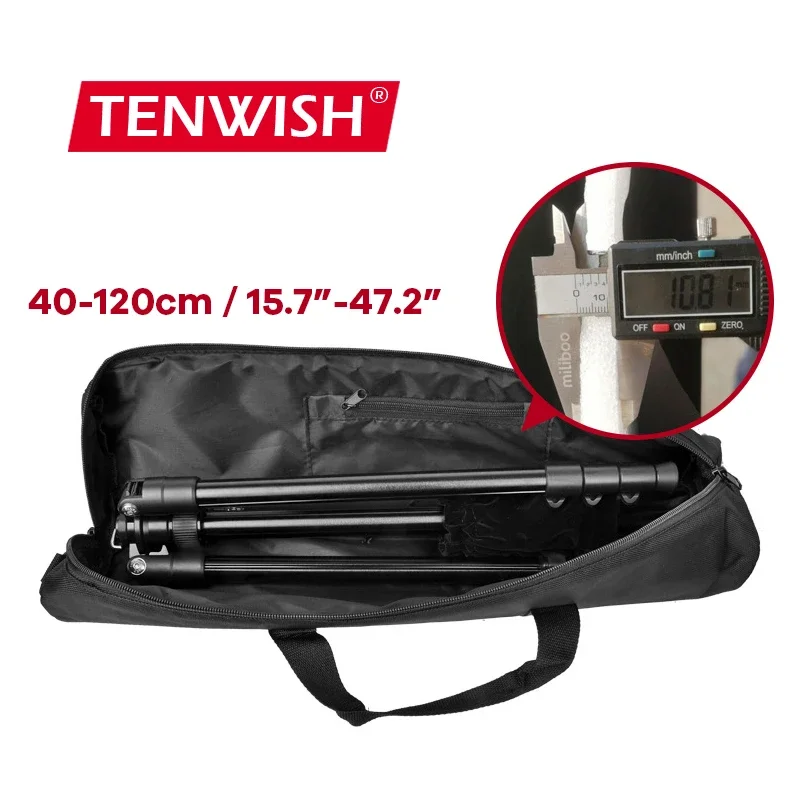 Thick Padded Tripod Case for Light Stand Shoulder Bag Photography Equipment Protective Carrying Pouch 40-120cm Extra Long Size