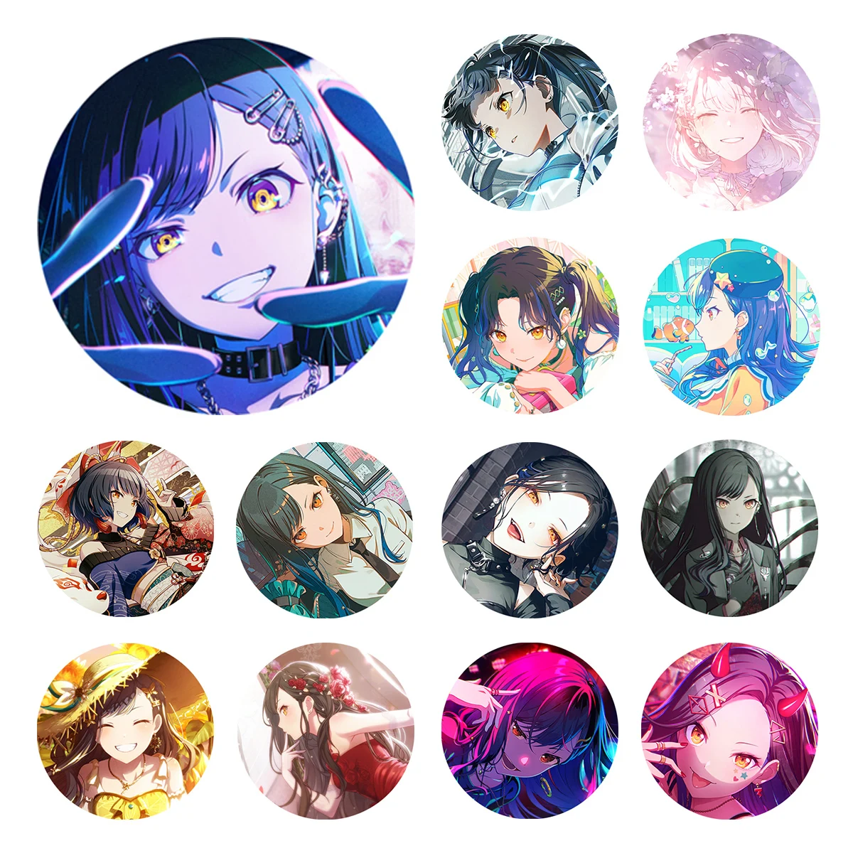 Project SEKAI Anime Shiraishi An Vivid BAD SQUAD VBS 20251225 50mm PJSK Badge Brooch Pins