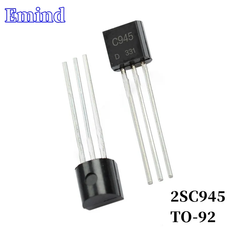 300/500/1000/2000/3000Pcs 2SC945 C945 DIP Transistor TO-92 NPN Type 50V/100mA Bipolar Amplifier Transistor