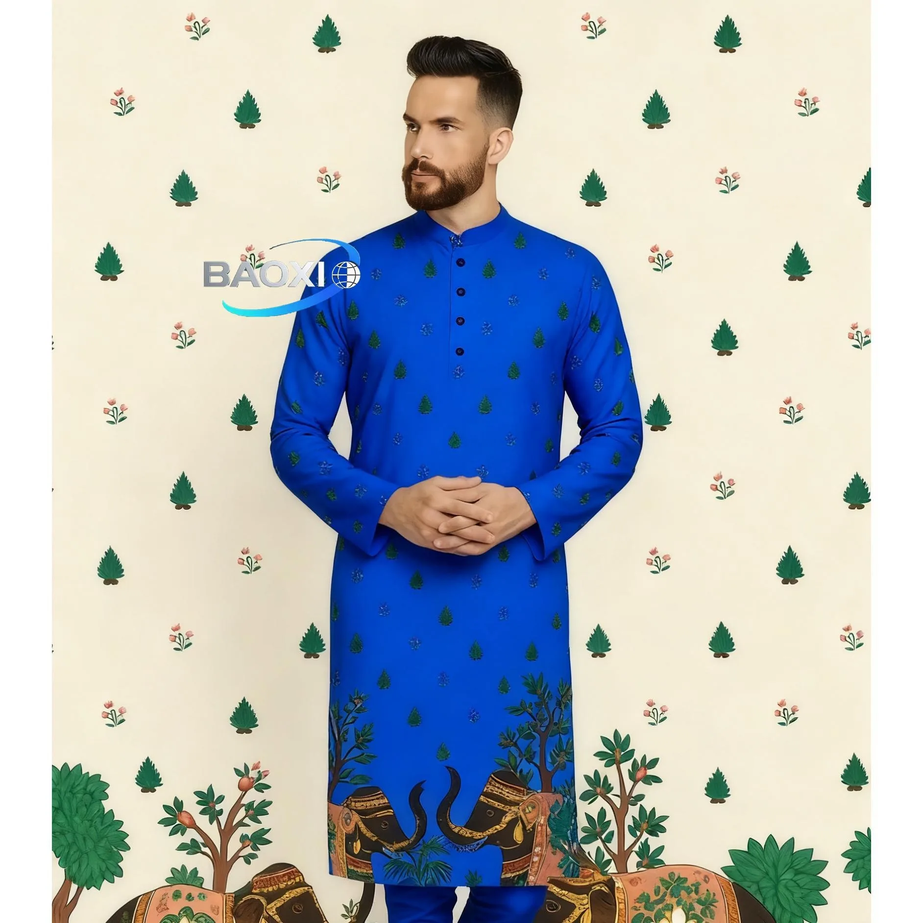 Gola muçulmano roupas masculinas folk kaftan musulman kurta indiano roupas islâmicas ropa musulman hombre camisa árabe hombre