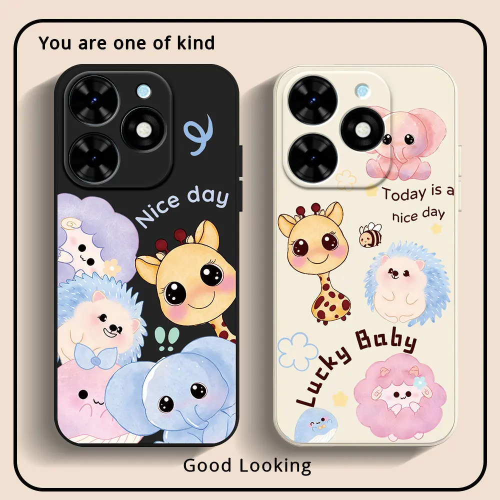 Phone Case For Infinix Smart 8 7 Note 30 4G 5G Hot 30 40i 30i 11S NFC Hot30 Play NFC Soft Silicone Shockproof Back Cover Cartoon