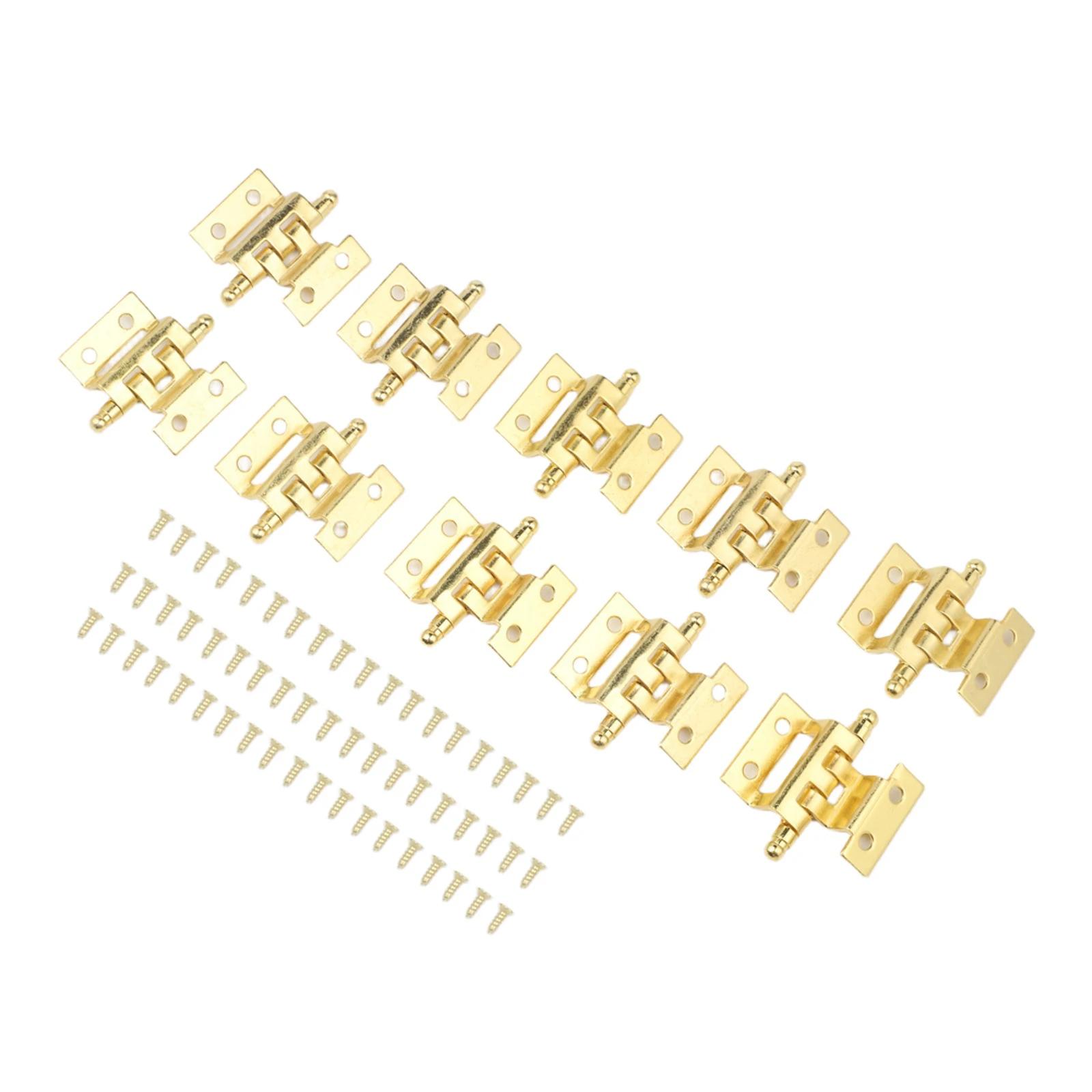 Folding Door Hinges 2.5CM Double Sided Hinges Double-Sided Functionality Easy Installation Design Furniture Upgrade