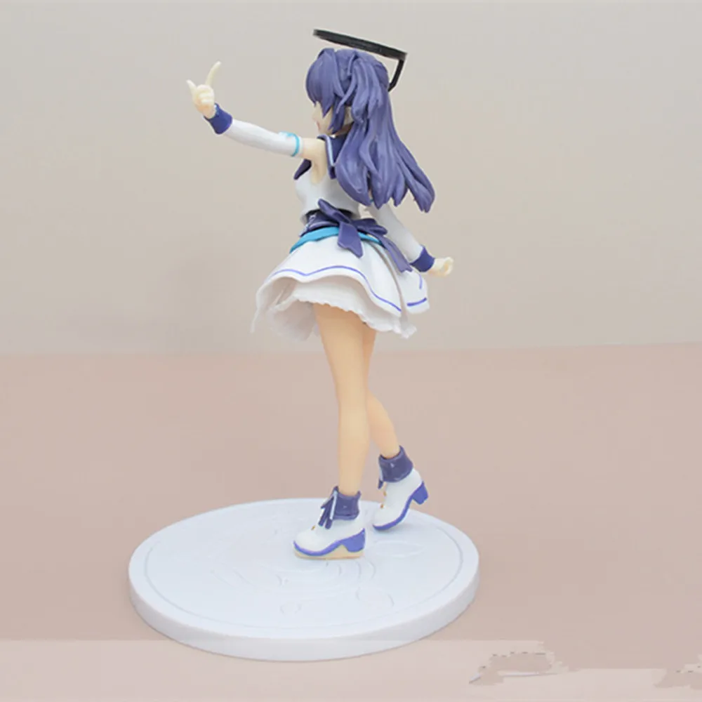 Arquivo azul hayase yuka anime figura tendo arisu brincadeira estatueta de ação menina estátua pvc modelo mesa decoração coleção brinquedo presentes