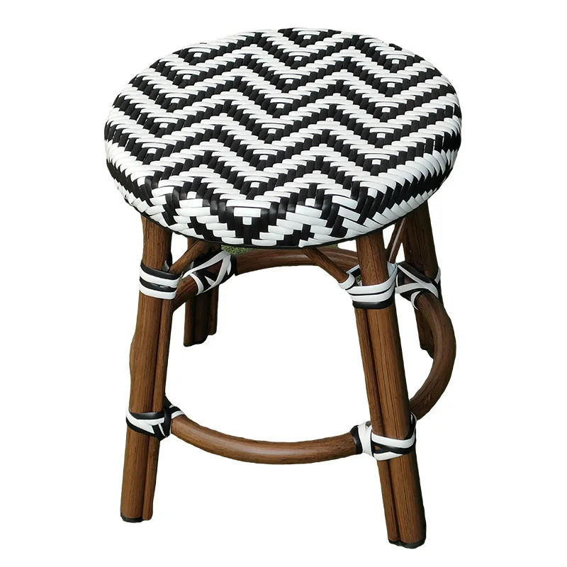 Rattan Outdoor Chair, Balcony Cafe Vintage Rattan Chair, Chair