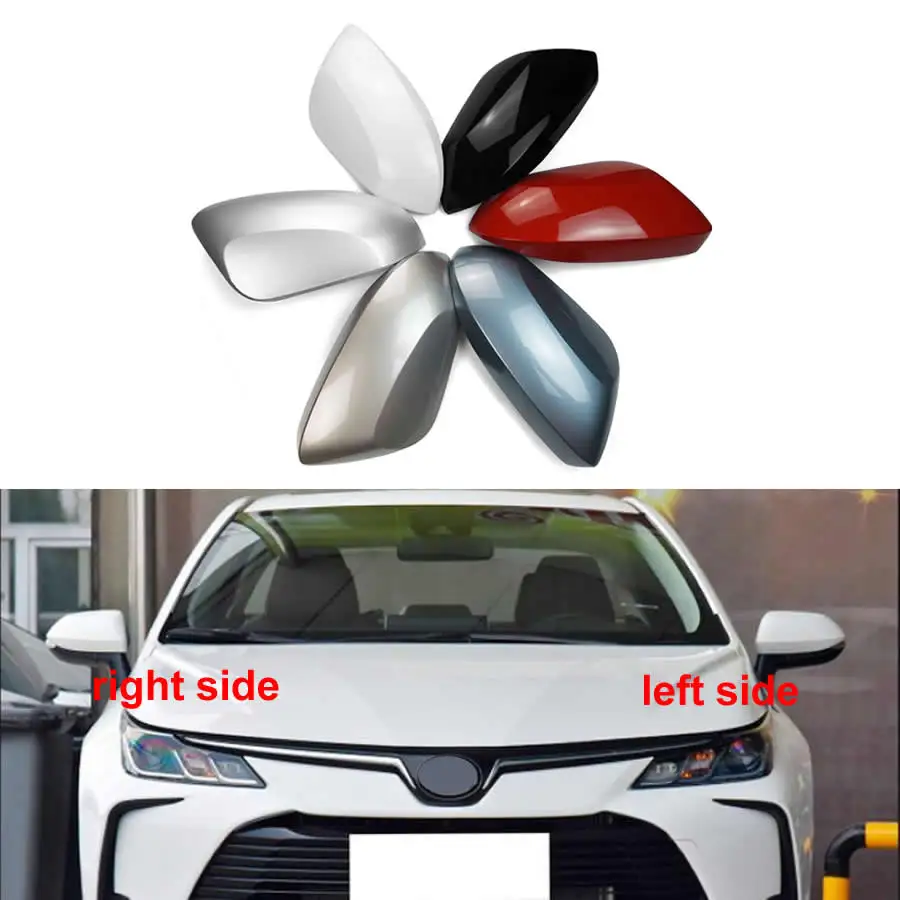 

For Toyota Corolla 2019 2020 2021 2022 2023 Car Accessories Rearview Mirrors Cover Rear View Mirror Shell Housing Color Painted