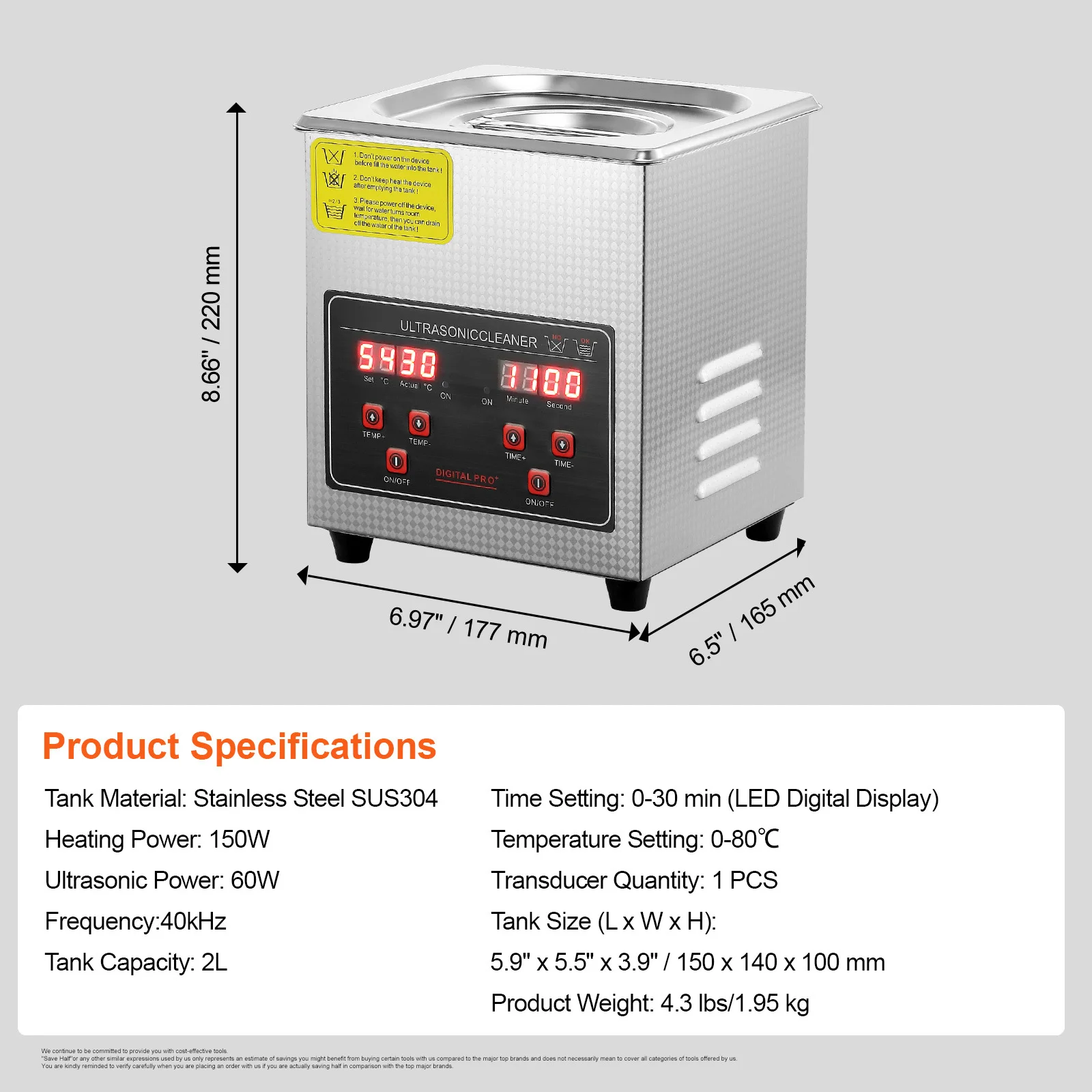 SucceBuy 2L 3L 6L 10L 22L 30L Ultrasone Reiniger Rvs Draagbare Reiniging Wasmachine Echografie Huishoudapparaat