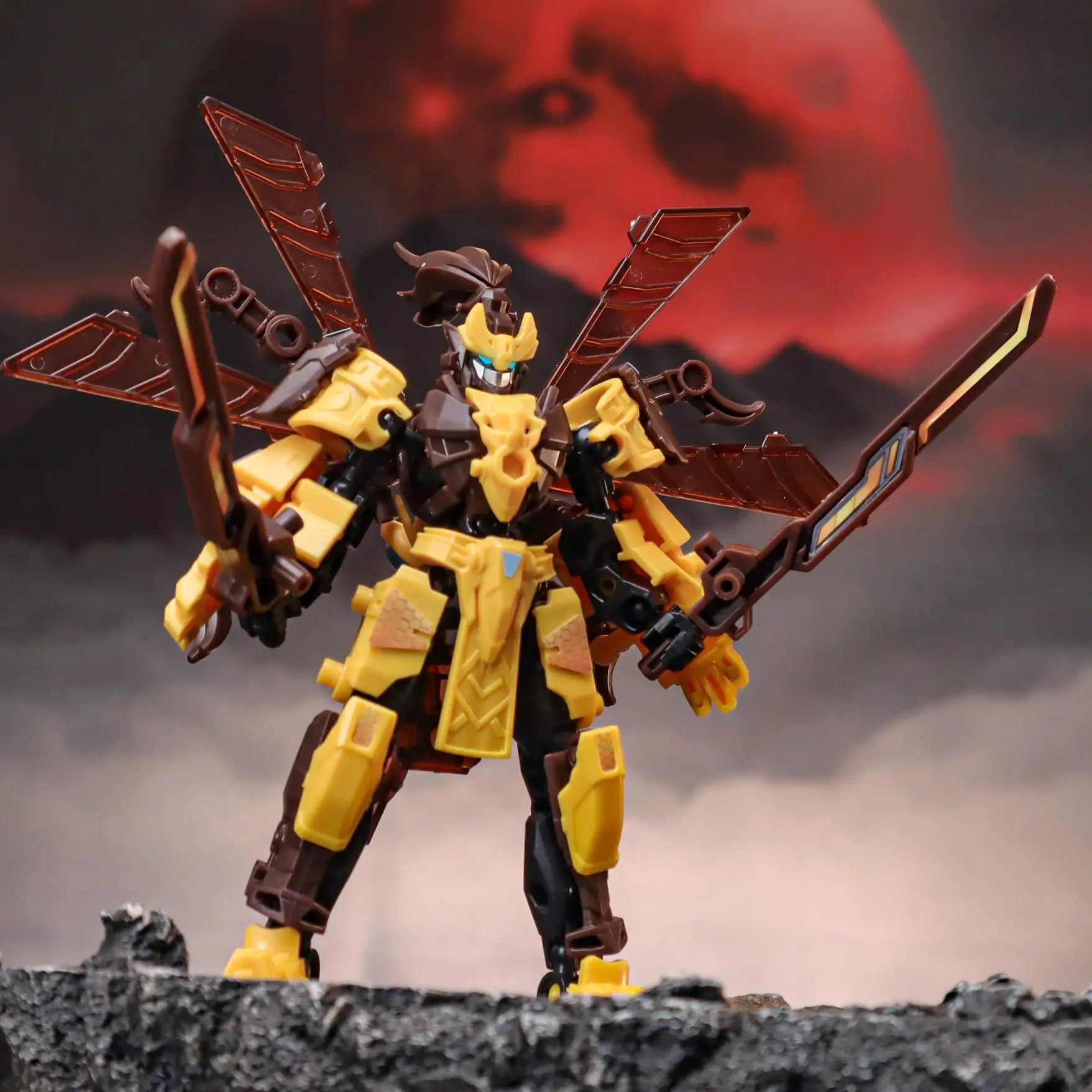 Mecha chinois Soul 2e balle trois royaumes Transformable combiné modèle d'assemblage infini, peinture sur le thème de DianWei