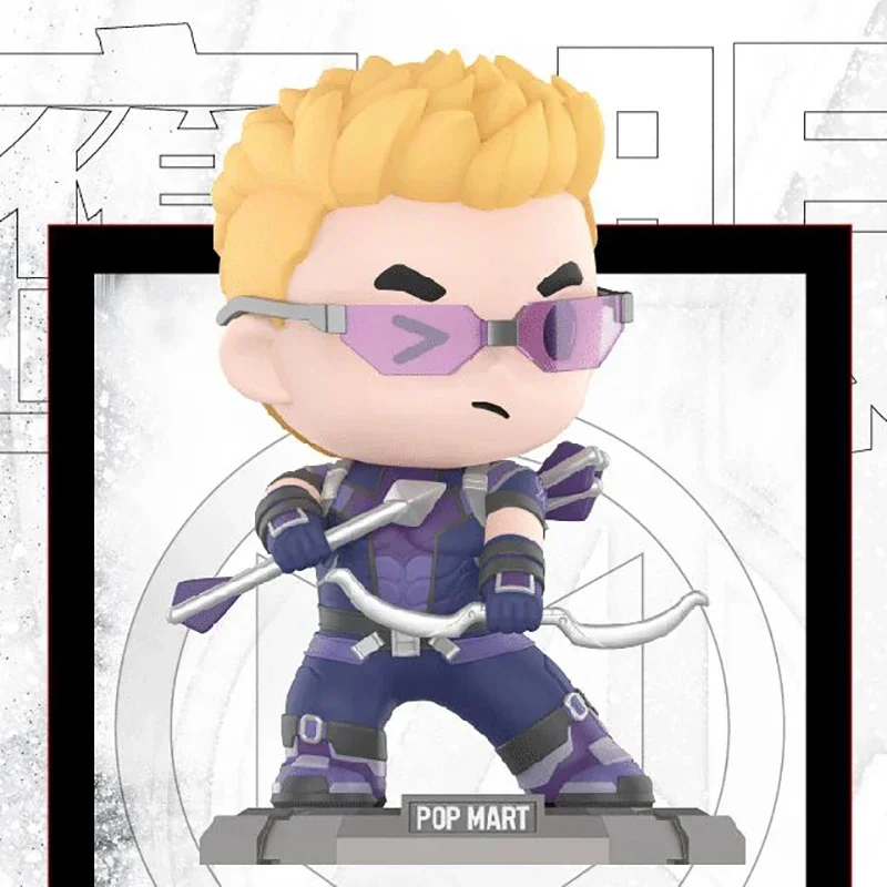 POPMART MARVEL AVENGERS Serie Blind Box Überraschungstüte Mystery Box Spielzeug Puppe Niedliche Anime-Figur Desktop-Ornamente Sammlung