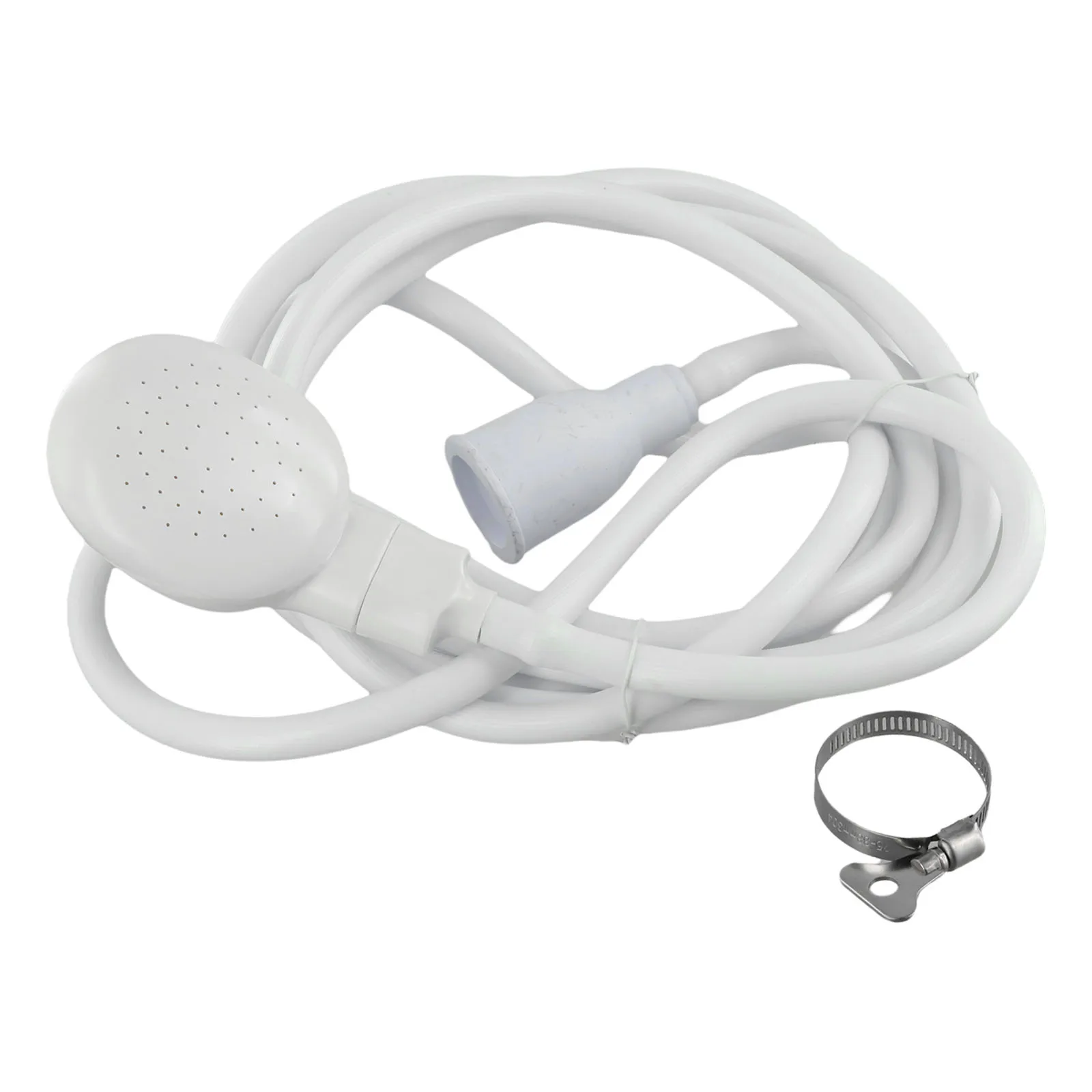 Long lasting Rubber Push On Shower Hose & Head for Single Tap Spray Mixer Tap Suitable for Bath and Basin Taps