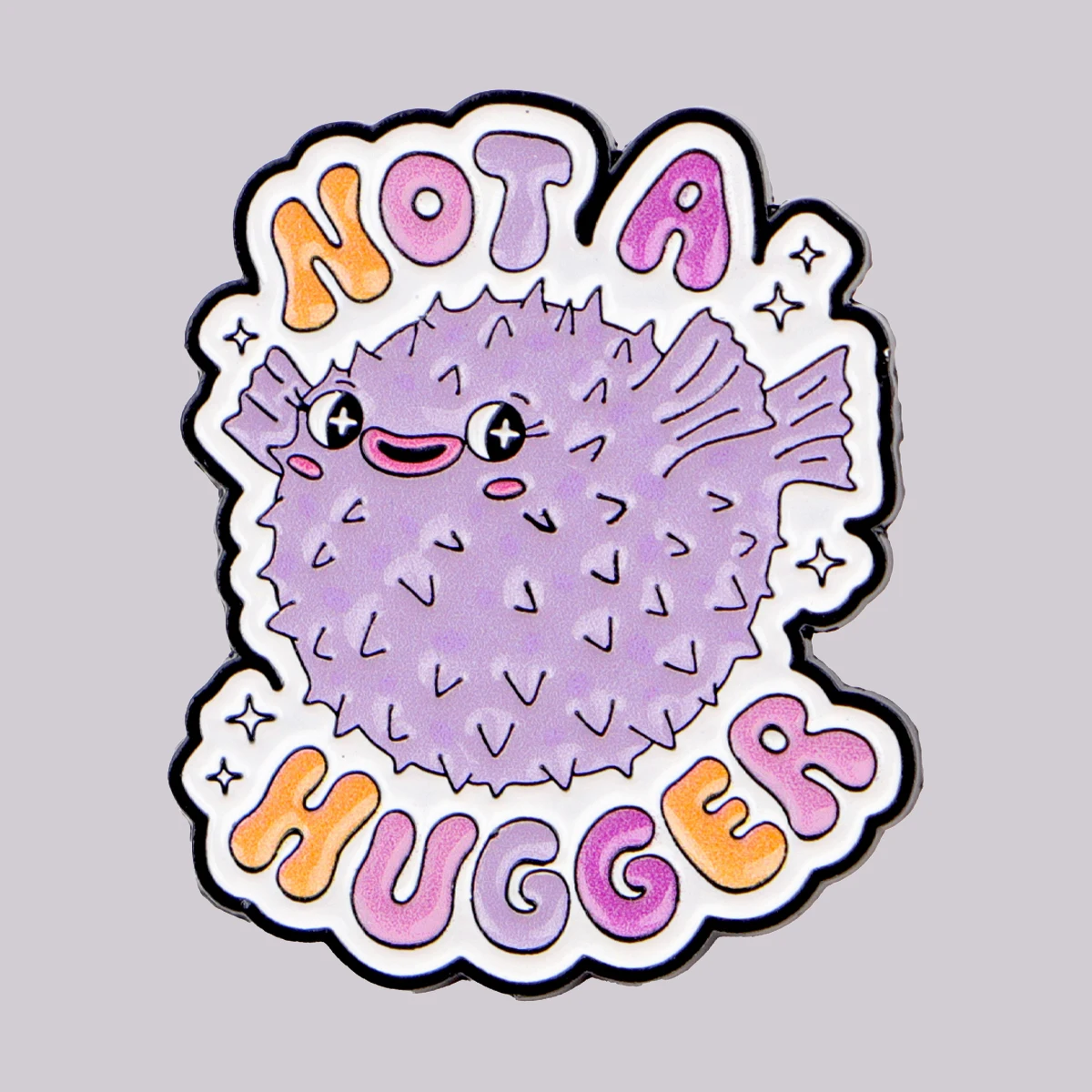 

Pufferfish Enamel Pin Funny Quotes Lapel Pins for Backpacks Metal Badges Brooch for Clothes Accessories Jewelry Friends Gift