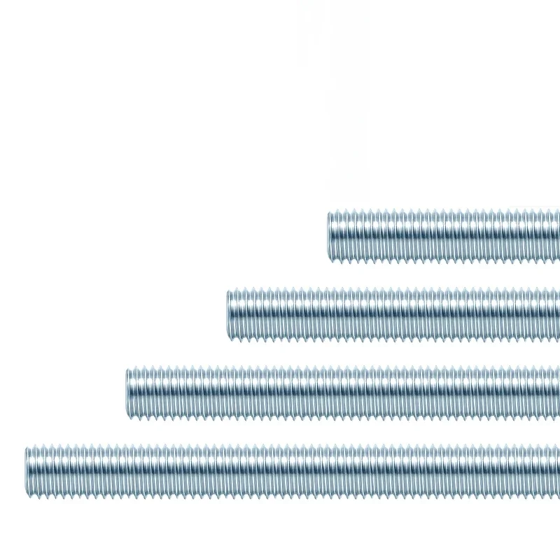 メートルねじ付きバーねじ,亜鉛メッキボルト,m3,m4,m5,m6,m8,m10,m12,1〜20個
