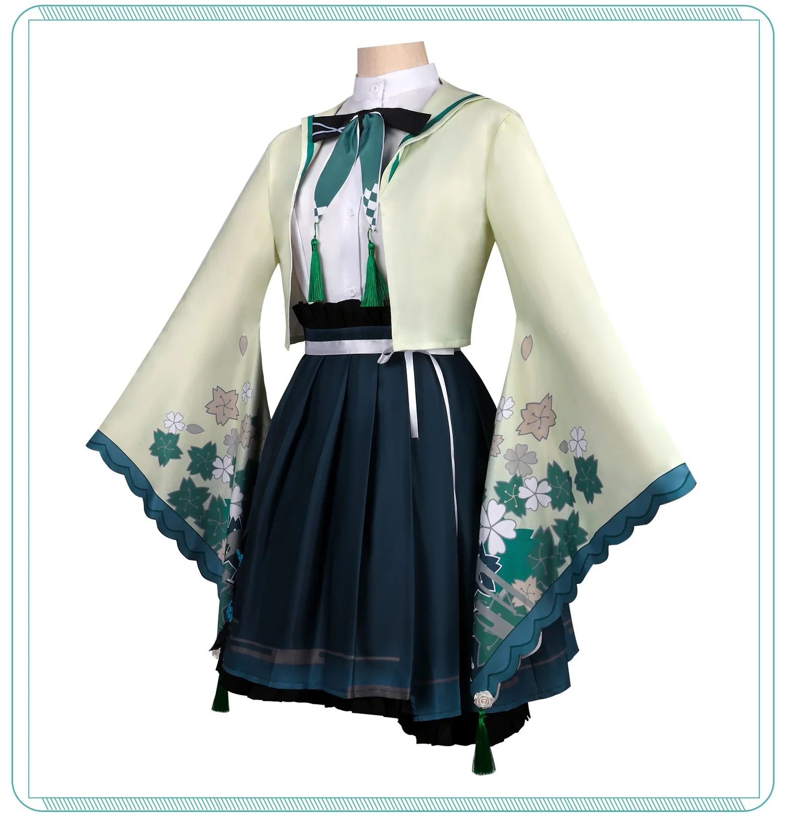 Косплей Кусанаги Нене, карнавальный костюм, игровой проект Sekai, красочное сценическое платье для косплея, галстук-бабочка, комплект аксессуаров на Хэллоуин, Рождество