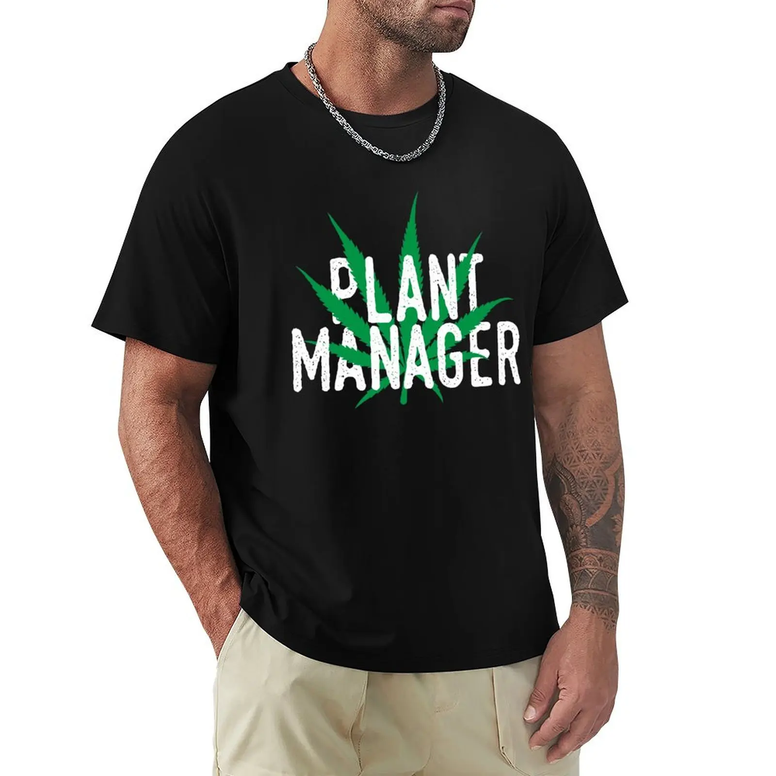 Plant manager 01 T-Shirt customs design your own summer tops vintage clothes oversizeds t shirts for men