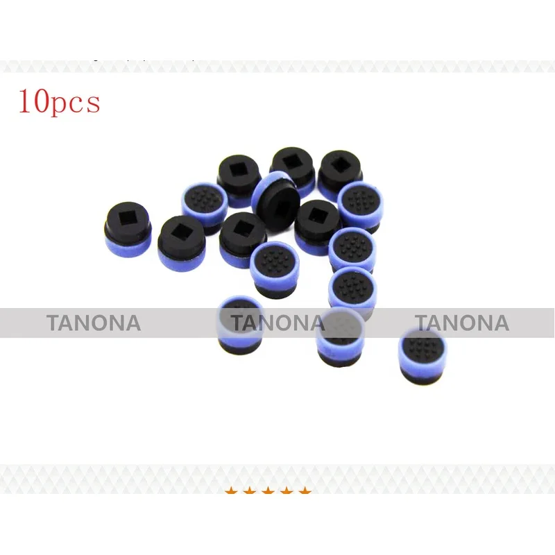 R+  10pcs/lot New TrackPoint  Blue Cap Soft Dome Mouse Pointer for DELL E6400 E6410