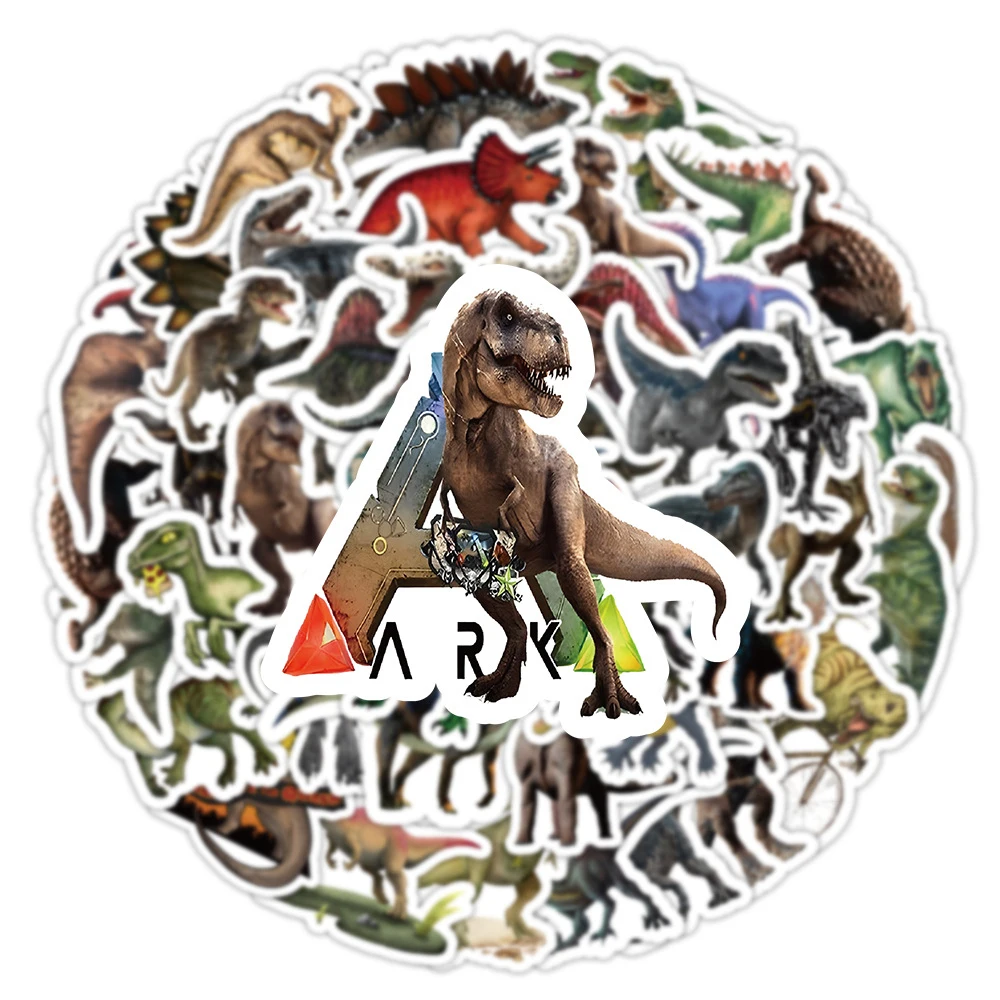 

10/30/50/100pcs Dinosaur Age Cartoon Stickers Cool Graffiti Decals DIY Helmet Laptop Phone Bike Waterproof Sticker Decoration