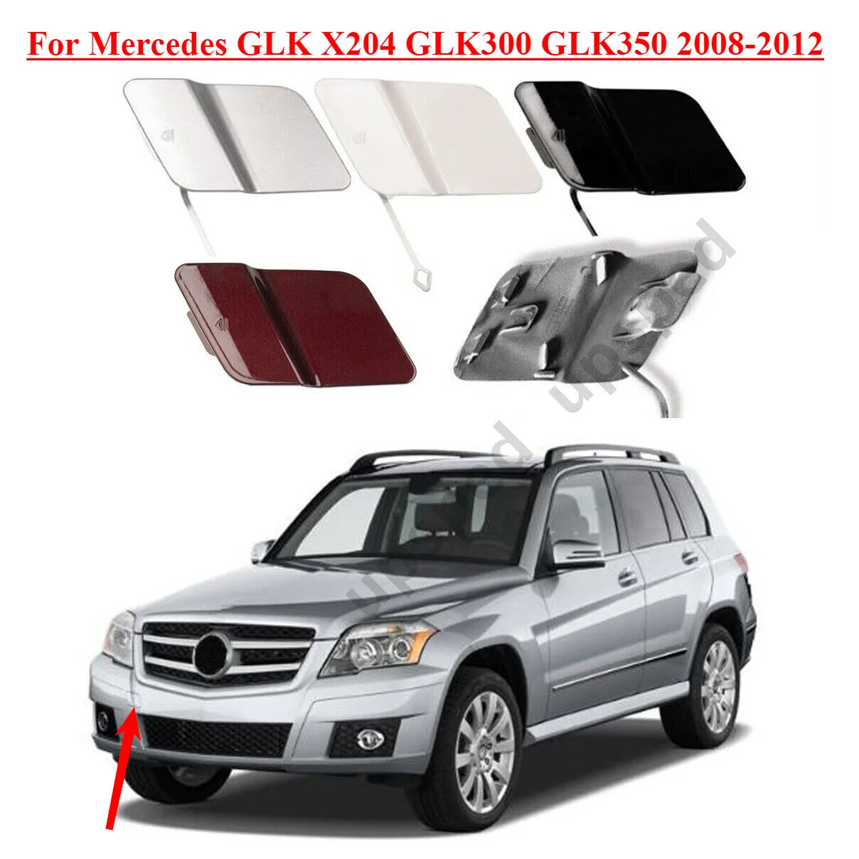 

Front Bumper Tow Hook Cover Cap For Mercedes GLK X204 GLK300 GLK350 2008-2012