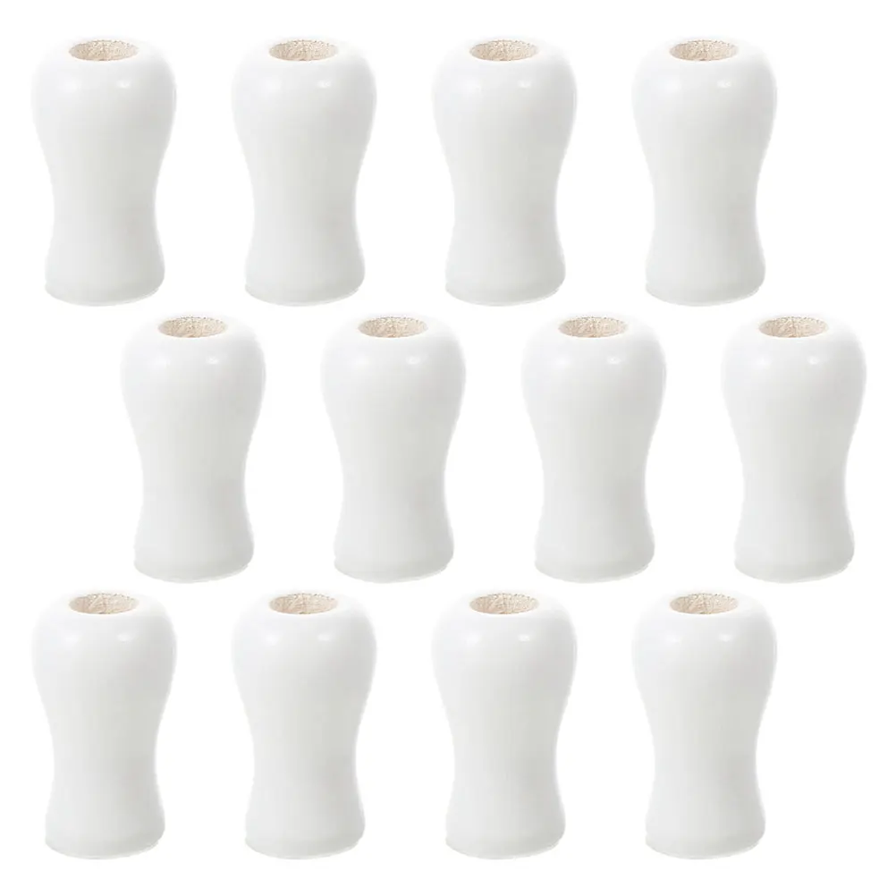

24pcs Wooden Pendant Accessories Smooth Strong Blind Wood Decor Cord Tassels Knobs Pull Ends for Curtains Window Blinds Home