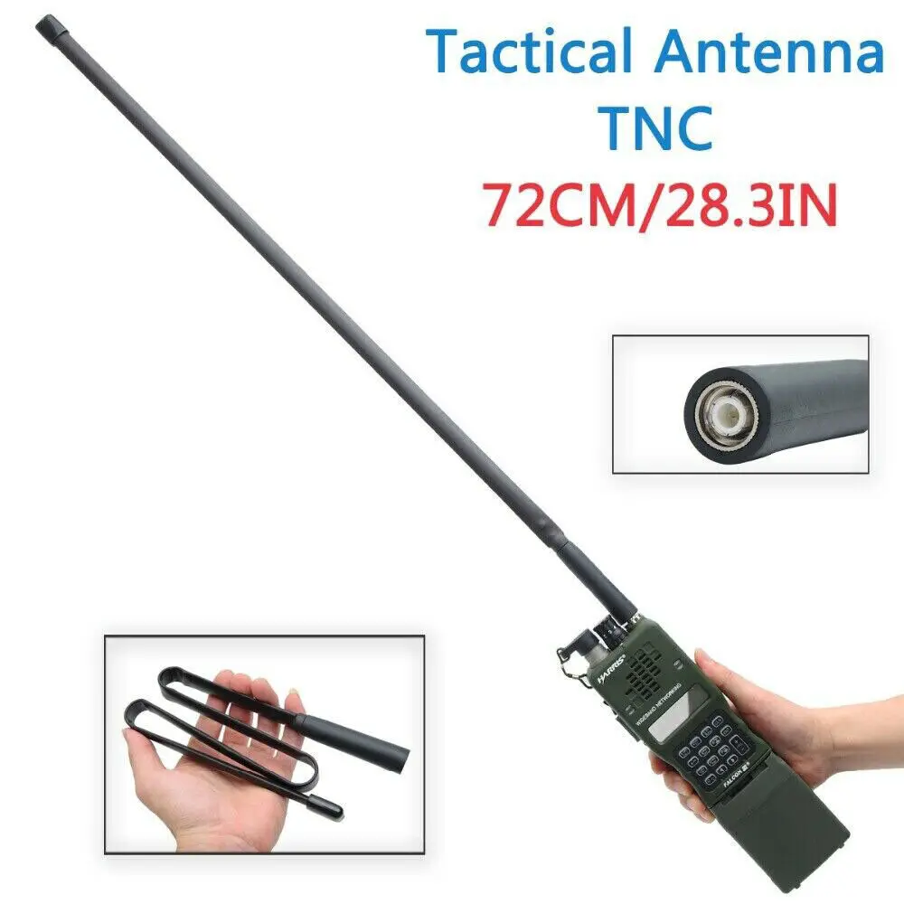 

10 шт. новая тактическая антенна CS AR-152A 72 см/28,3 дюйма, разъем TNC VHF/UHF, 144/430 МГц, складная для рации Kenwood TK-378