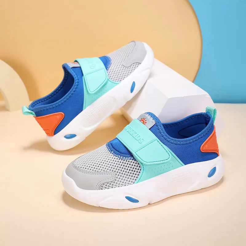 

2025 Summer Mesh Sneakers For Children Breathable Casual Sports Shoes For Boys Girls Hot Sale Lightweight Slip-on Kid Sneakers