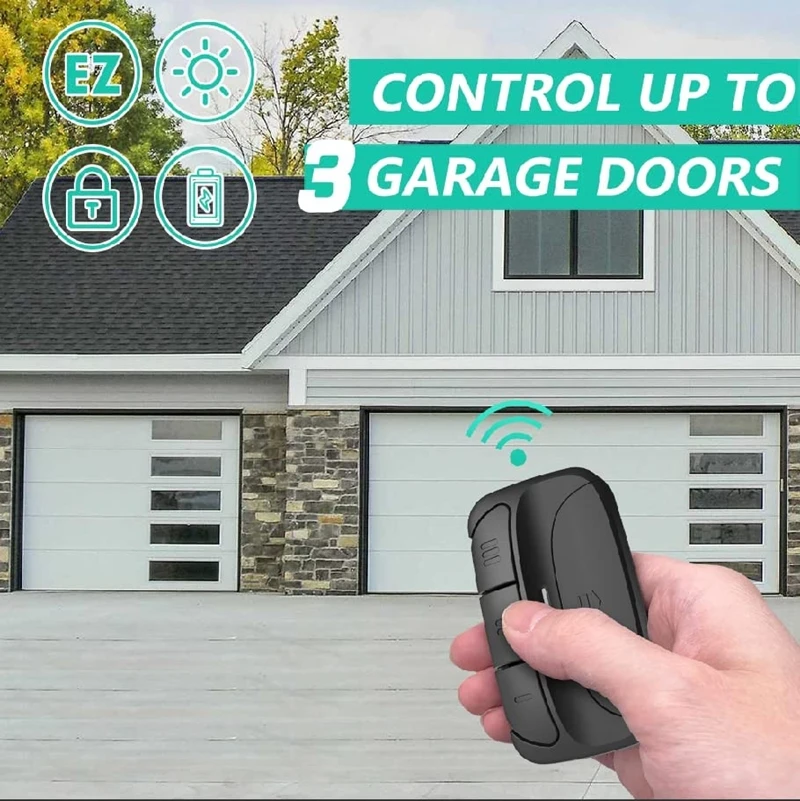 315MHZ-390MHZ Garage door Remote Control 893max 890max For Red Orange Green Yellow Purple Learning Button Garage Door Opener