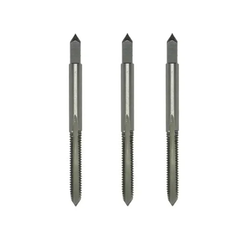 5pcs Metric Micro Screw Tap Set | M0.8-M3 | Spiral Point & Straight Flute | CNC Machine Tapping Tools