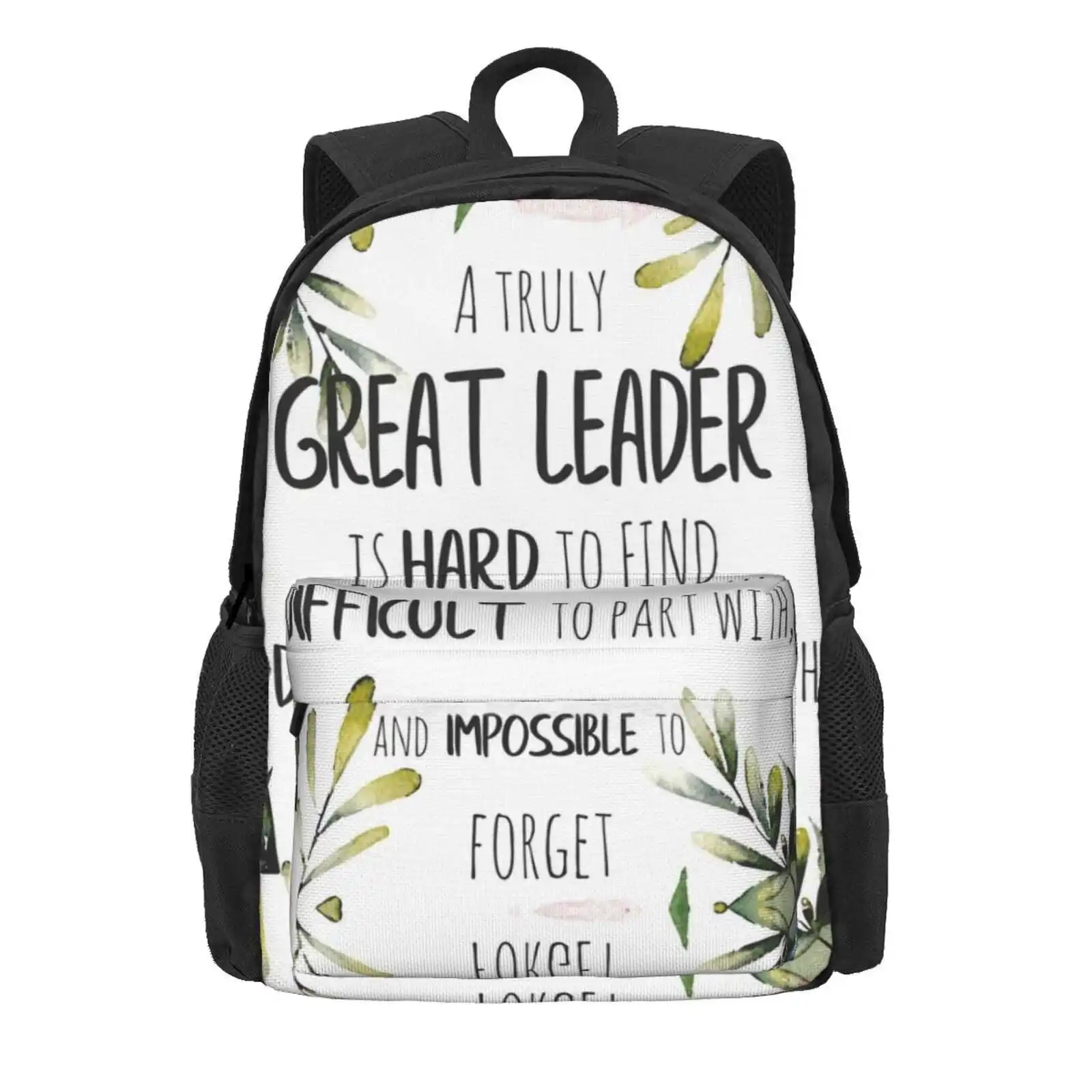 Leader Farewell Gift Leaving Gift Idea / Leader Thank You Quote / Appreciation Gift / Inspirational Hot Sale Backpack Fashion