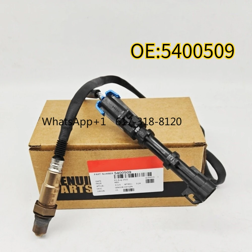 Para 5400509 sensor de oxigênio de gás natural de exaustão se encaixa para motor diesel c ummins isx isl