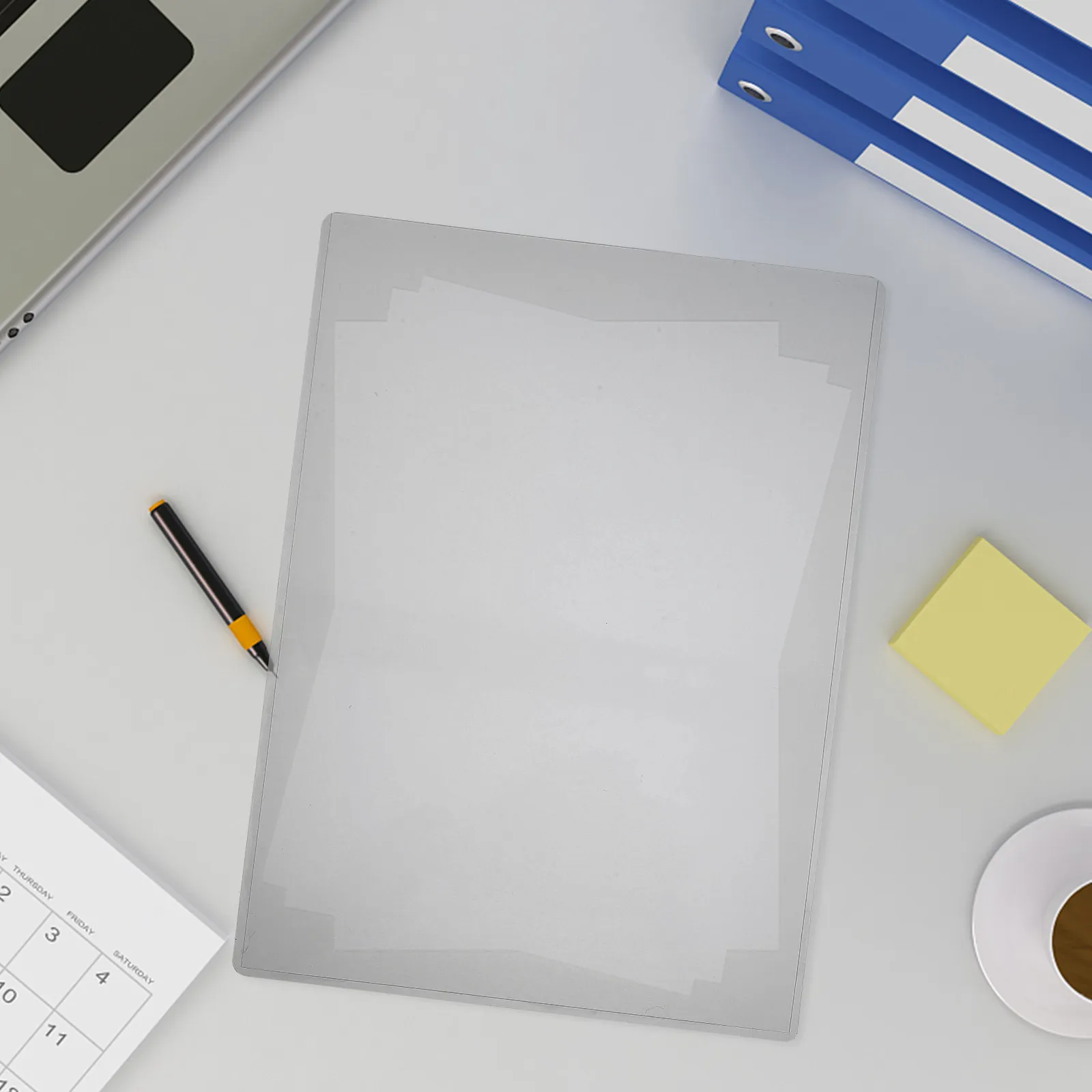 

10Pcs Clear PVC Document Protectors Waterproof File Folders for A4 Papers Office Study Travel Business Cards Storage Organizer