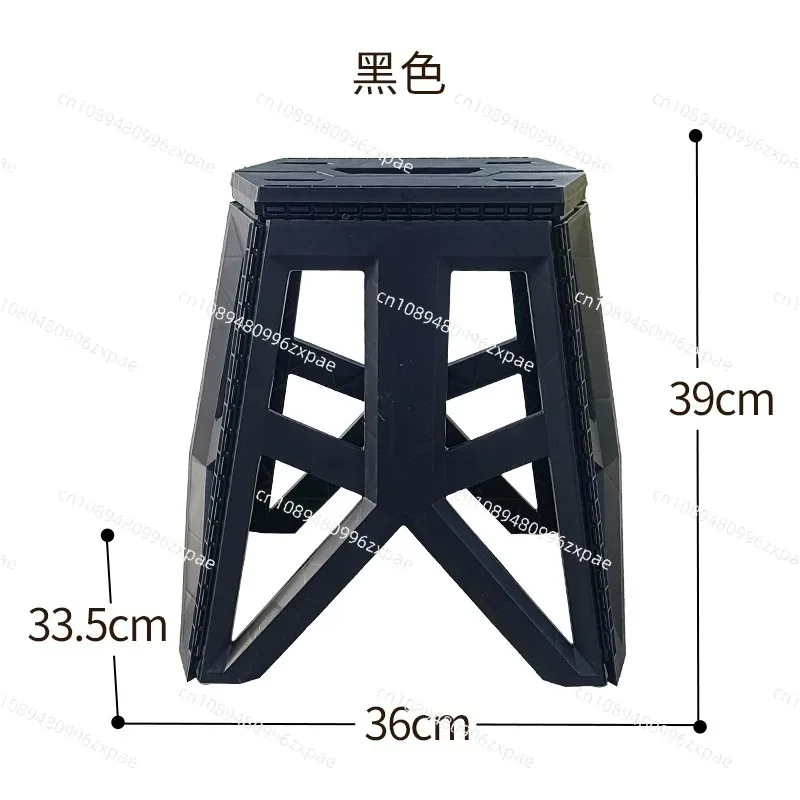 Multifunctional Outdoor Foldable Camping Stool Portable Plastic Fishing Bench Chair For Hiking Garden Beach
