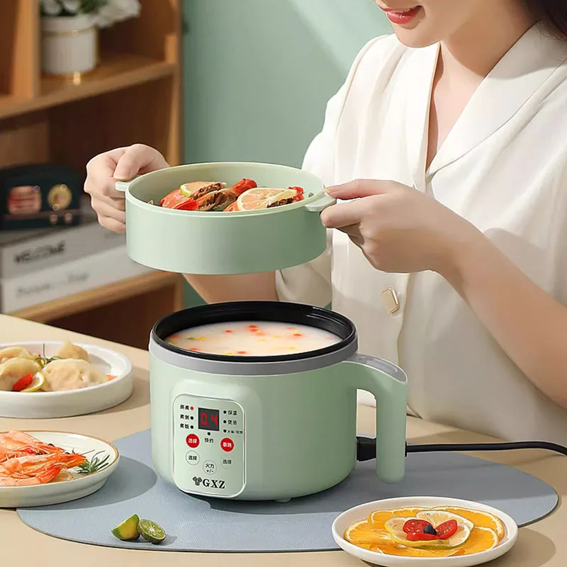 Multifunctional Hot Pot Steam Cooker Electric Bowl Instant Noodle Soup Chinese Hot Pot Rice Food Small Fondue Chinoise Cookware