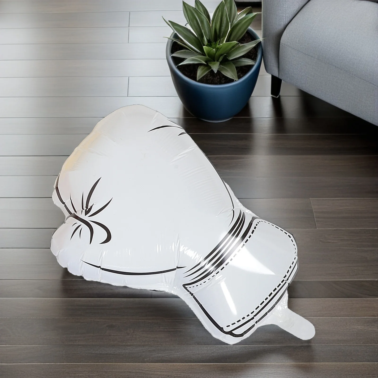 

8pcs Boxing Glove Balloons Realistic Inflatable Blow Up Boxing Gloves Fun Fighting Party Decor For Adults - Reusable