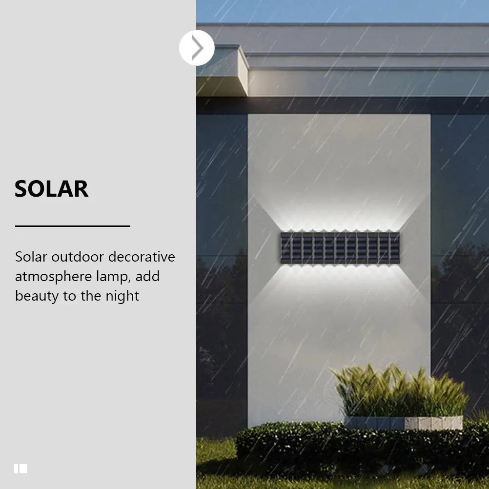 

Solar Wall Light Outdoor Solar-Powered Durable Waterproof Wall Lamp Garden Corridor Lighting Outdoor Waterproof Lamp