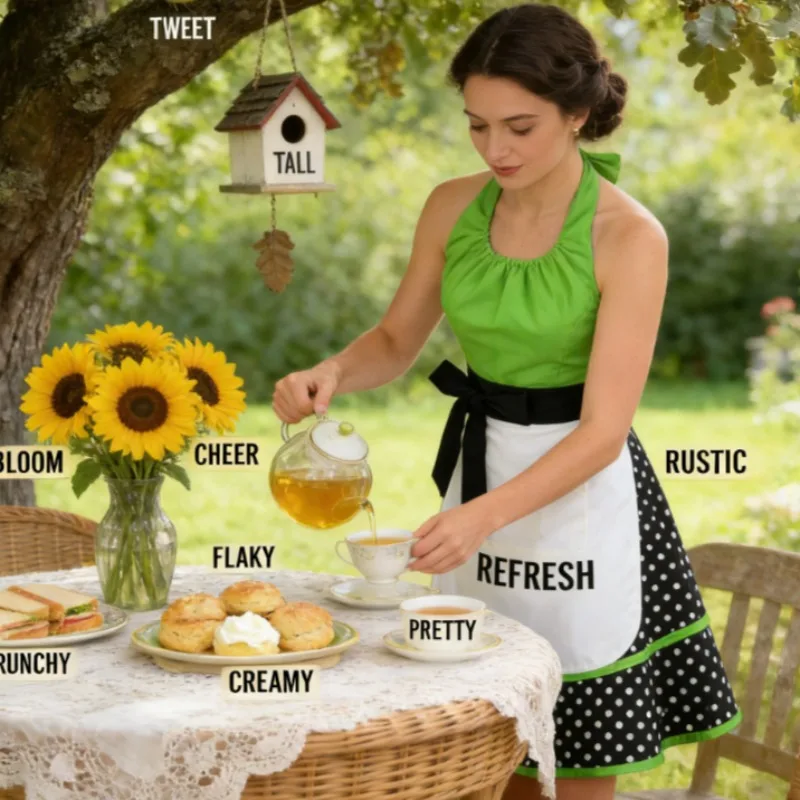 

Фартук из хлопка с принтом в горошек для кухни, выпечки, рисования, маникюра, работы горничной, незаменимый помощник