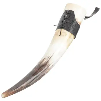 경적 바이킹 머그잔 맥주 중세 황소 북유럽 프랑스 코스프레 르네상스 전사 장식 블로우 램 전쟁 마우스 피스, 참신 커피 트럼펫