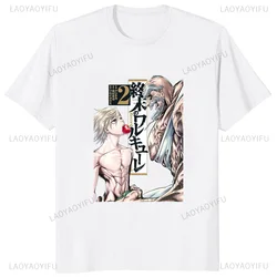 Adam Zeus Record of Ragnarok Anime Printed Male Tshirt Fashion Short Sleeve Cotton T-shirt Summer New Streetwear Hipster T Shirt