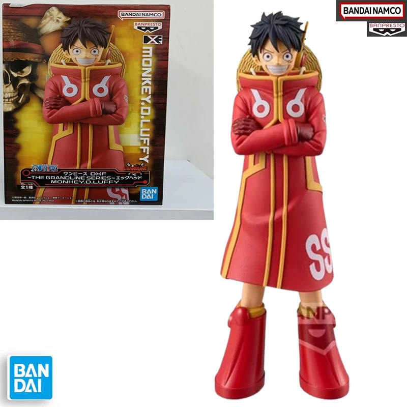 

Original Bandai Banpresto Anime One Piece DXF Luffy The Grandline Series Egghead PVC Action Figure Collectible Model Toys