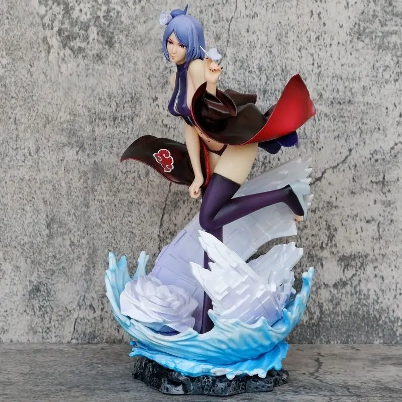 Bandai Banpresto NARUTO Konan Peripheral Ornaments GkXiao Organization Series Pixiv Trendy Play Anime Figure Model Decoration