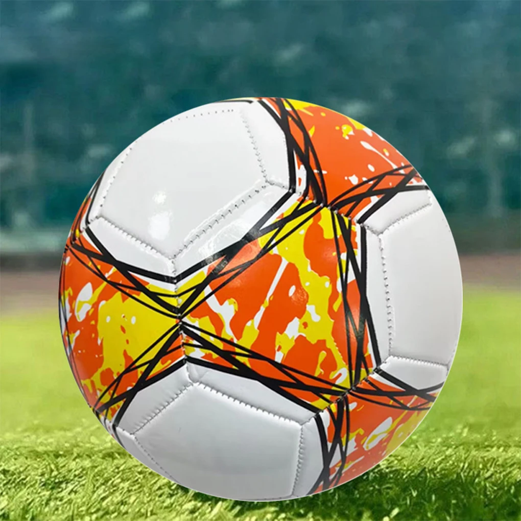 Teamwork And Control Size 5 Soccer Ball For Outdoor Training Durable Control And Precision Football White Orange Yellow