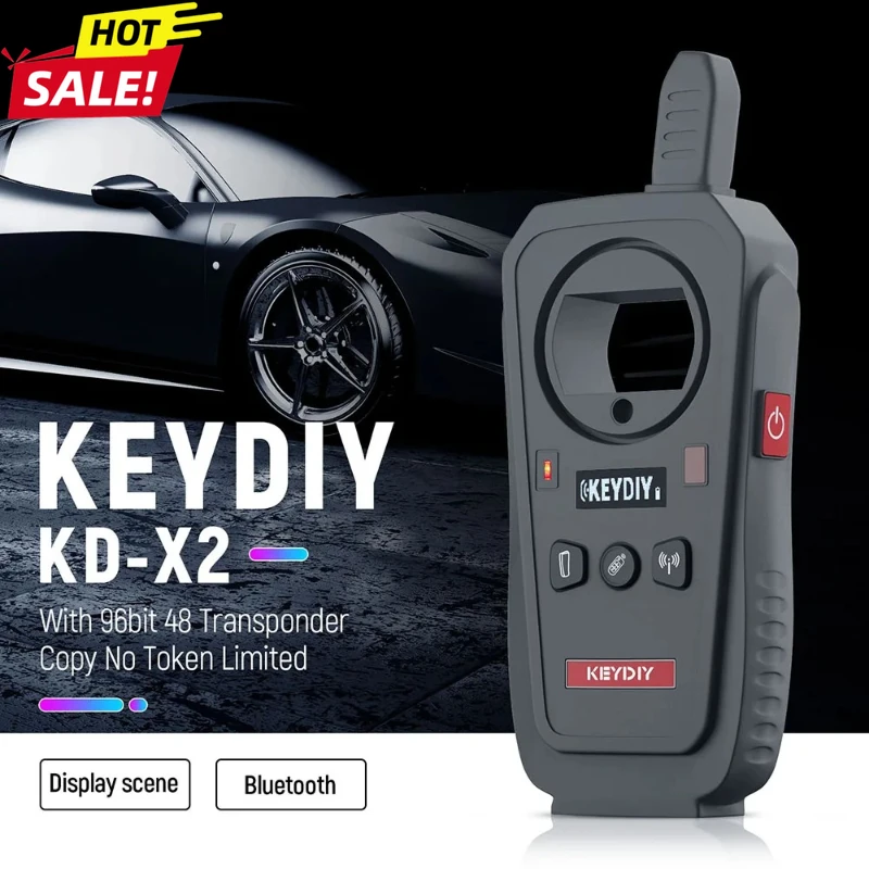 KEYDIY KD-X2 Key Remote Maker Unlocker with Free ID48 96bit Transponder Copy Functions