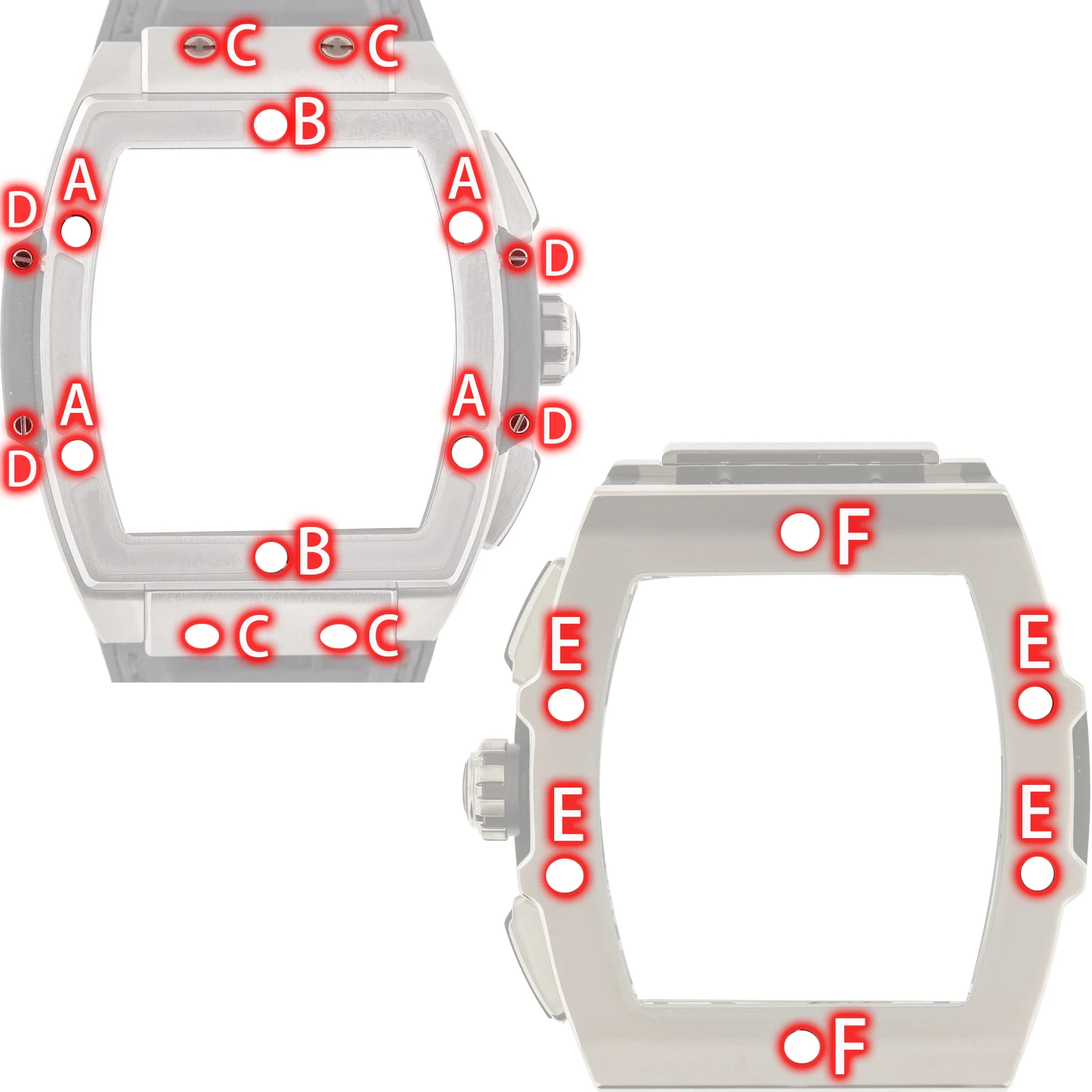 Watch Screw for Hublot Spirit of Big Bang 601 45mm Watch Bezel/Strap/Case Back