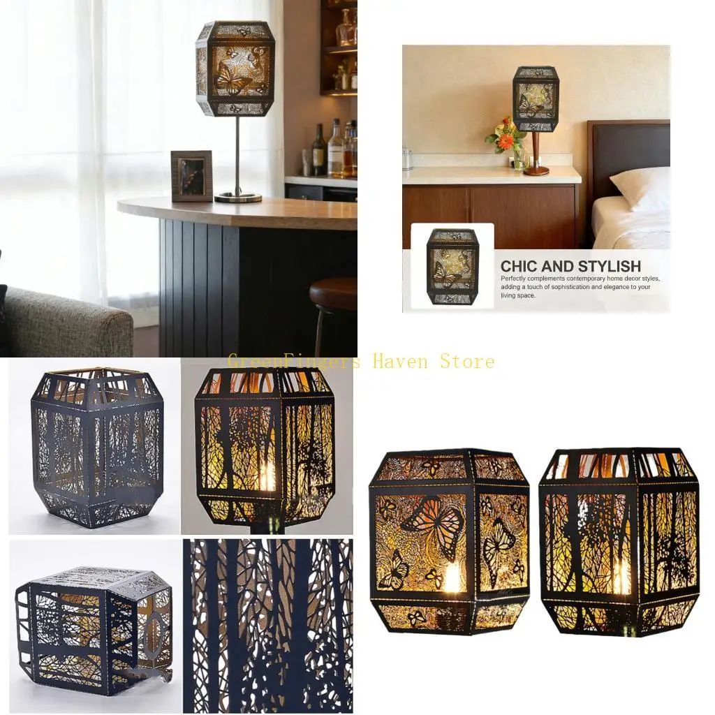 

F68D Старый промышленный металлический абажур для лампы E27 Черный железный светильник 100 мм