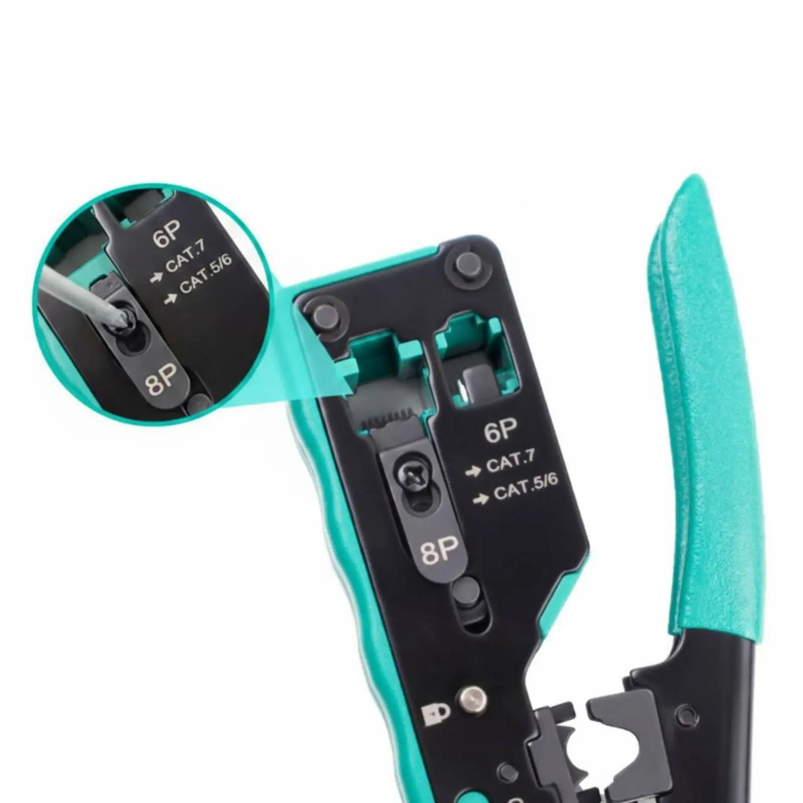 RJ45 Cable Crimper Industrial Grade Network Cable Crimper RJ45 Crimping Plier Multi-Function Ethernet Crimping Pliers