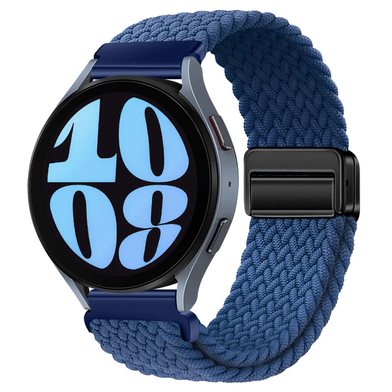 สายนาฬิกา22มม. 20มม. สำหรับ Samsung Galaxy WATCH 6 5 4 3 amazfit GTR สายไนลอนแบบปรับได้สำหรับ Huawei 4 GT3/2 Pro