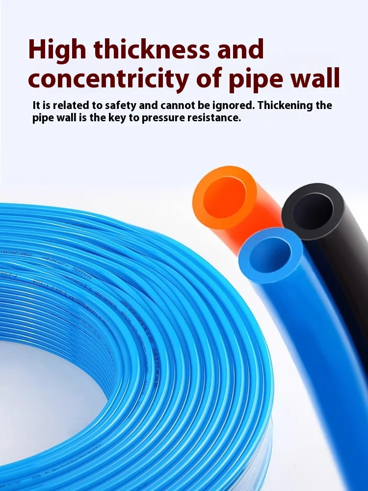 Xingchen هوائي القصبة الهوائية 8 مللي متر مضاد للتآكل PU القصبة الهوائية/شفاف مقاوم للانفجار 6 مللي متر خرطوم ضغط ضاغط الهواء 4/10/12