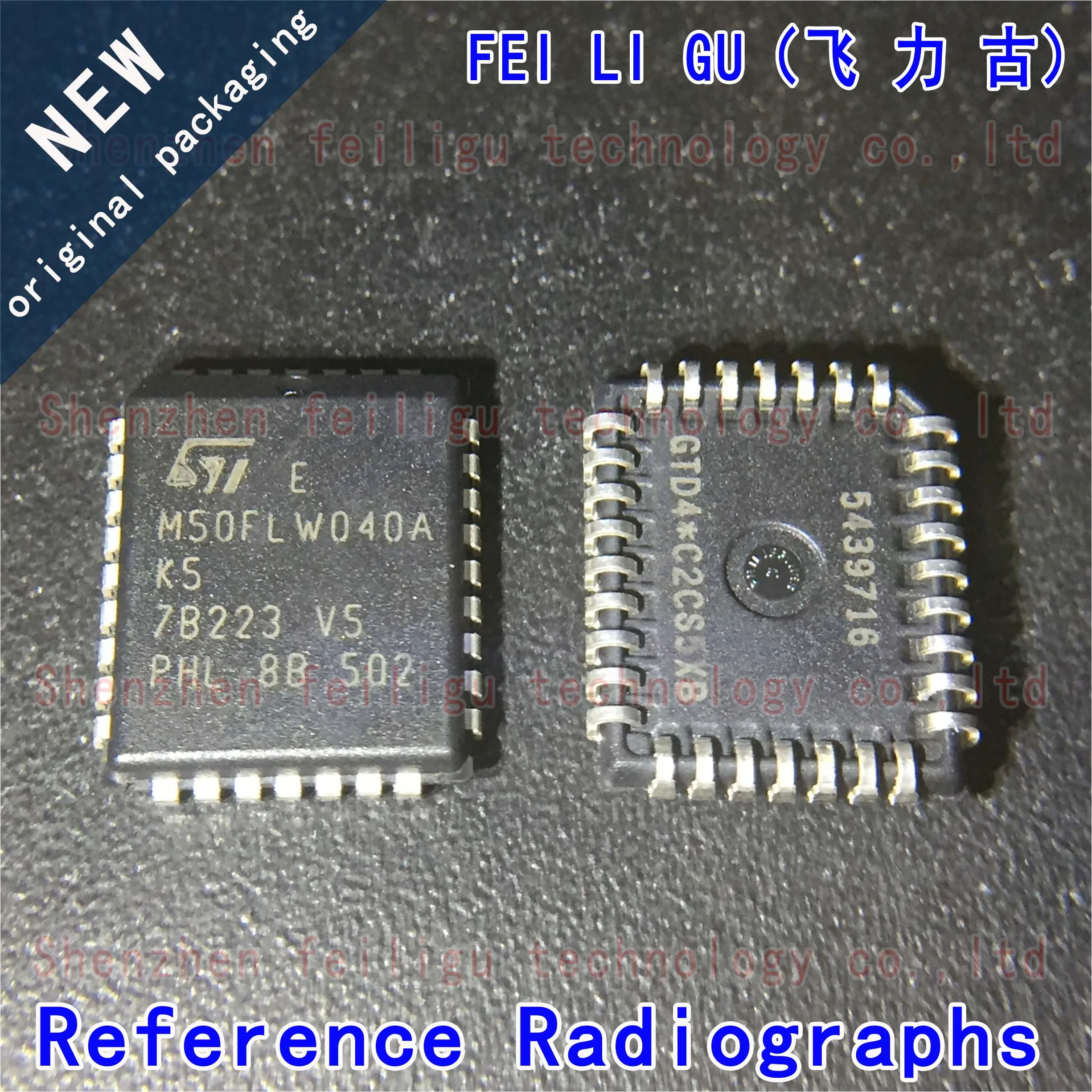 1/10/30PCS 100% New original M50FLW040AK5G M50FLW040AK5 M50FLW040A package:PLCC32 FLASH NOR 4Mb memory chip