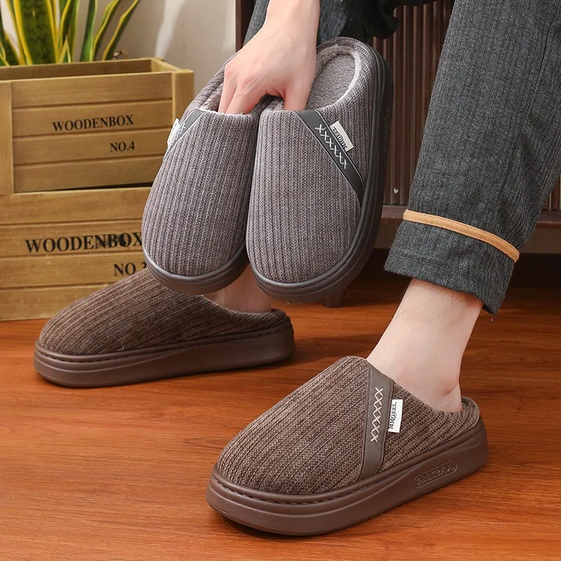 Winter Women's Slippers Home Plush Luxury Designer Woman Shoes Indoor Casual Fuzzy Fur Slides Flat Elegant Fluffy Warm Soft Sole view 2