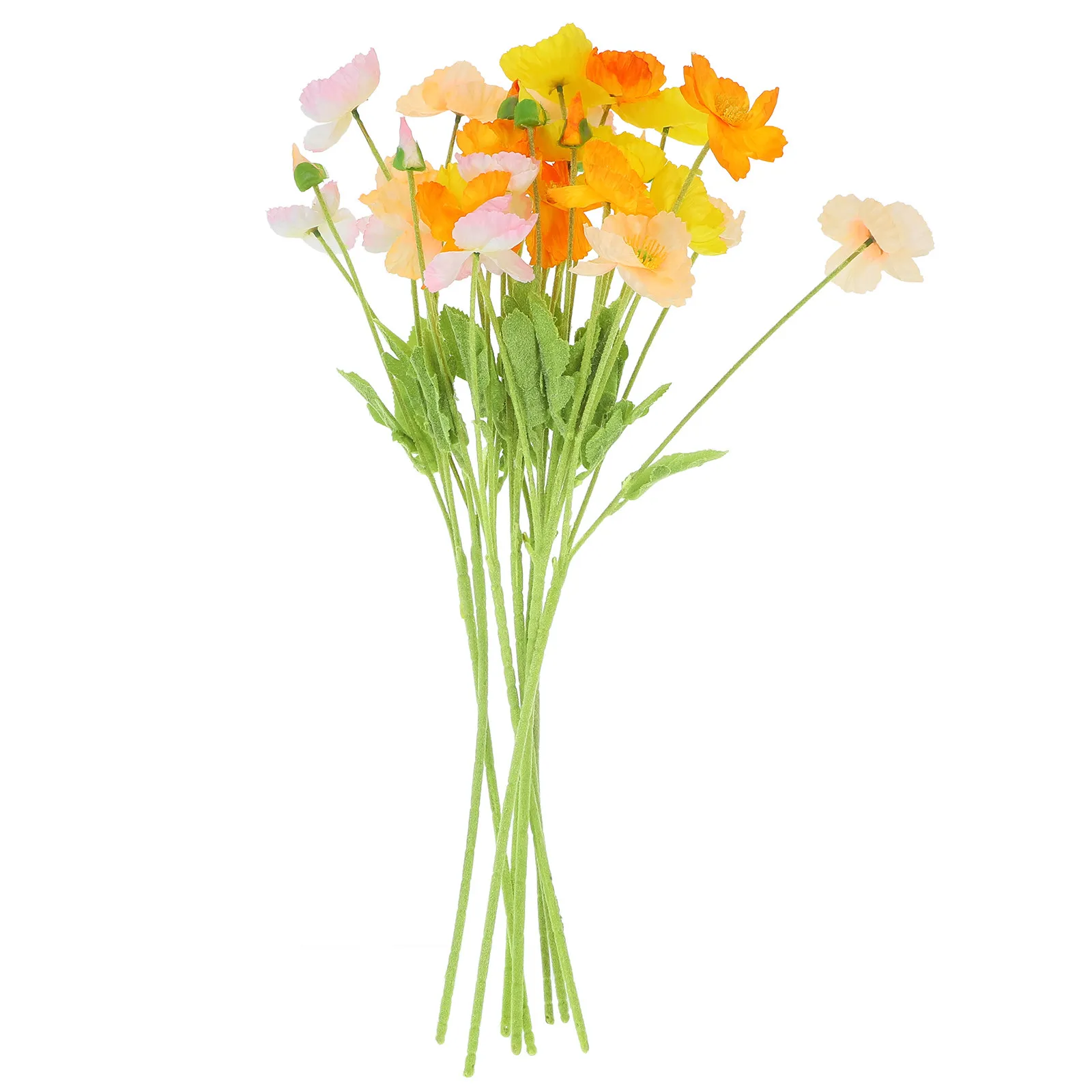 8Pcs Simulation Bouquet Realistic Artificial Flower Decor Wedding Party Home Floral Arrangement Fake Bouquets