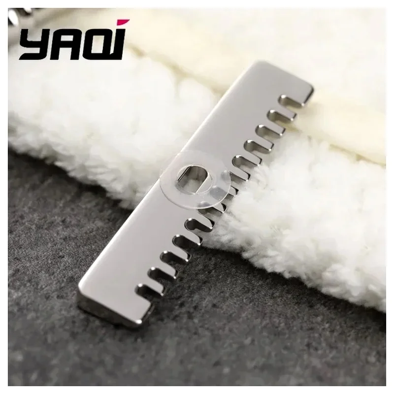 YAQI Romulus Open Comb Polished Safety Razor 316 Stainless Steel AC Blade Single-edged for Men Beard Shaving 2026